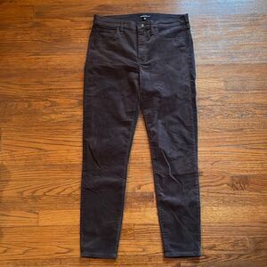 J. Crew Mercantile Gray Velour Pants